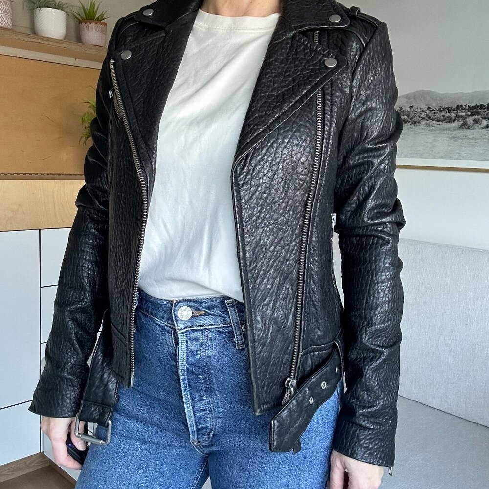 Mackage for Aritzia Leather Moto Jacket